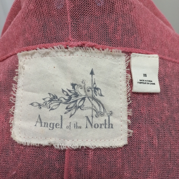 🧶Anthropologie Sheer Linen Wrap, XS - Picture 6 of 8